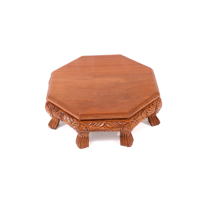 Pancha Traditional TEAK Wood Octagonal Bajot