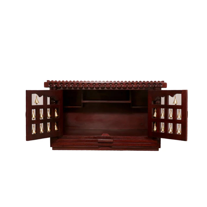 Bell Infused Wooden Temple