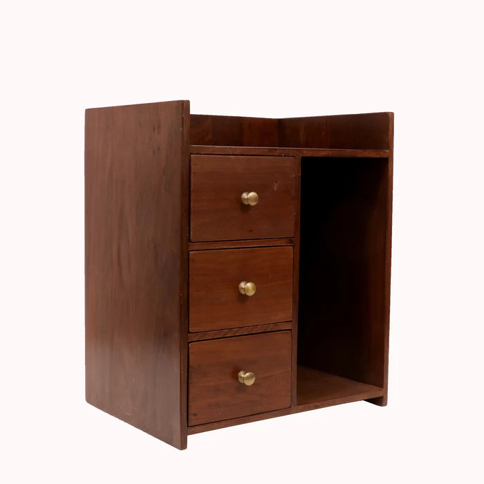 Triple Storage Night Stand (Right Side Drawer