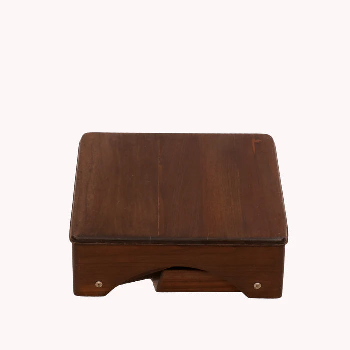 Low Fashionable Stool - Natural Tone