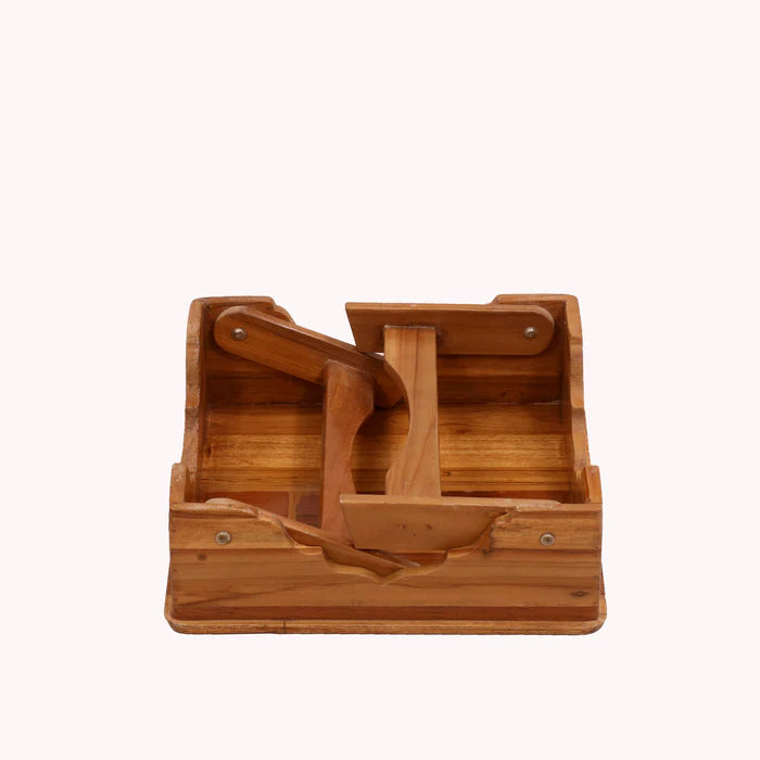 Low Fashionable Stool - Natural Tone