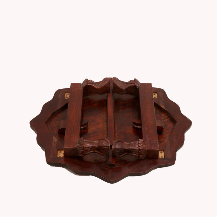 Petal Corner Wooden Bajot