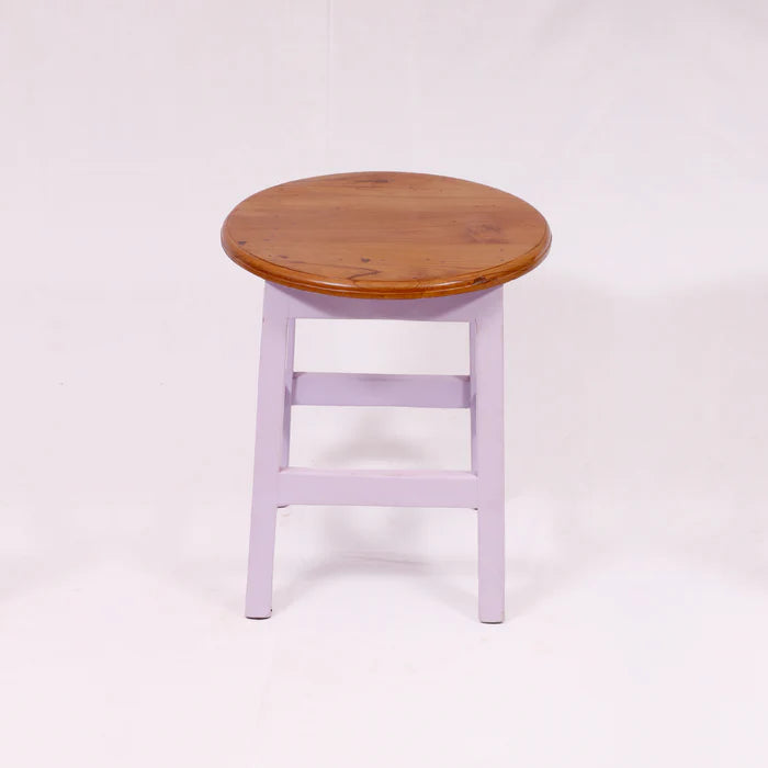 Round Top Pink Stool
