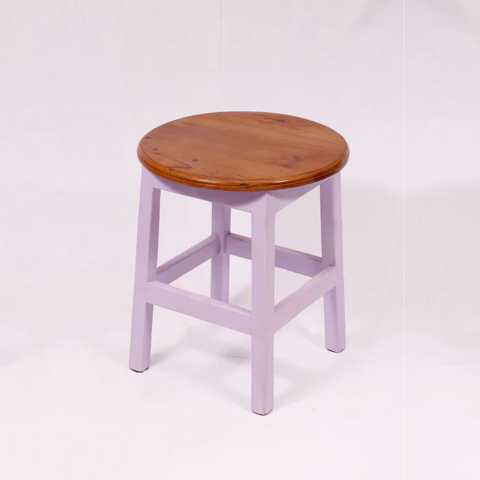 Round Top Pink Stool