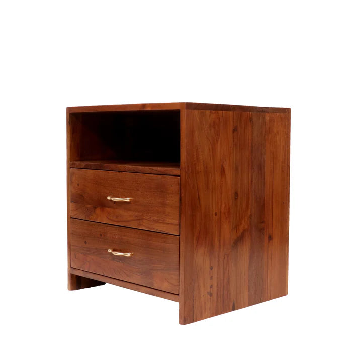 Large Wooden Bedside Table