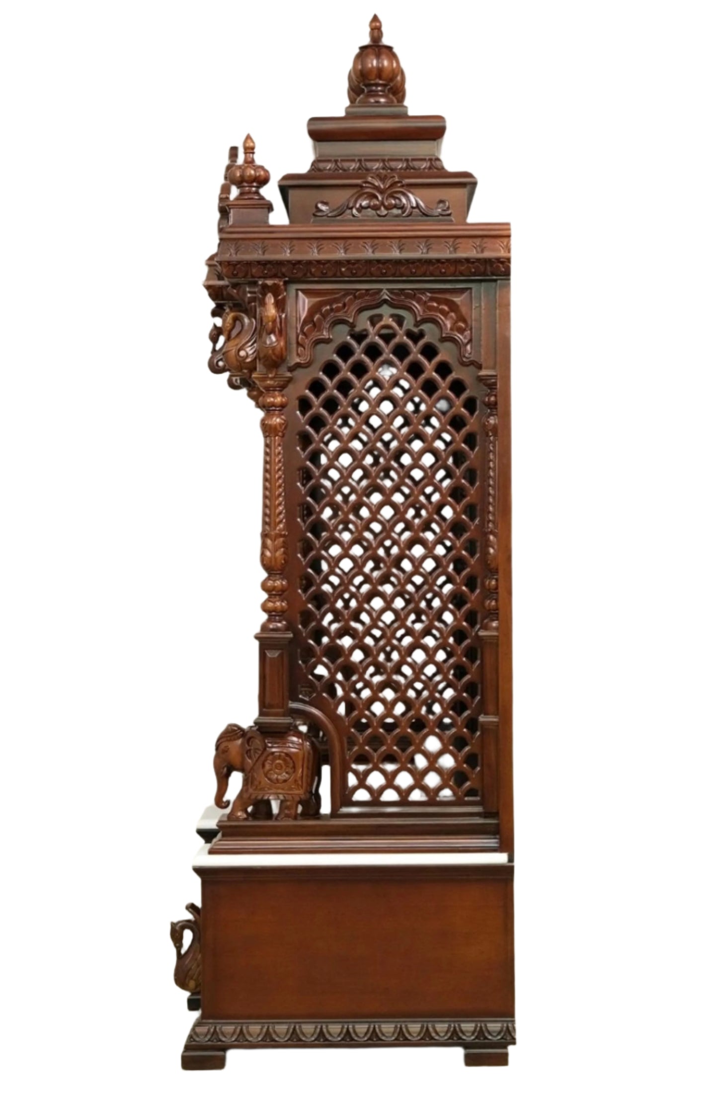 72" Wooden Temple For Home Mandir Designer Wooden Temple | Wooden Pooja Mandir