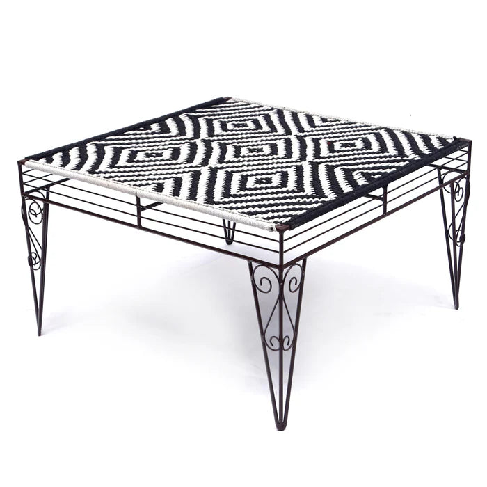 Woven Metallic Coffee Table