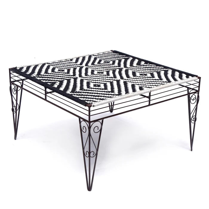 Woven Metallic Coffee Table