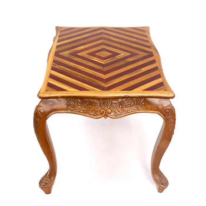 Inlay Design Teak wood Coffee Table