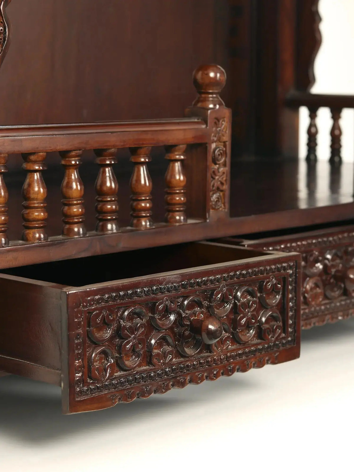 Large Hand Carved Wooden Temple for Home | Designer Pooja Mandirdesigner pooja mandirWooden Temple For Home