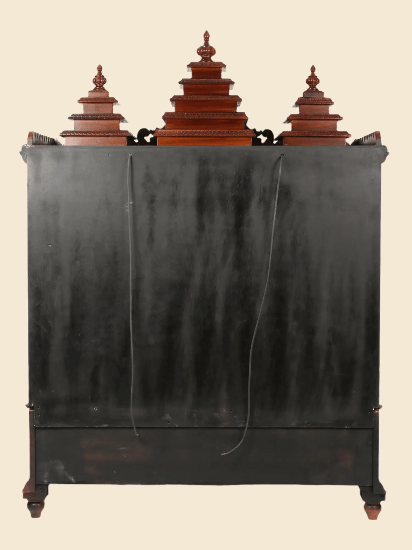 Large Carved Wooden Temple for Home | Wood & Marble Pooja MandirWooden Temple For Homecarved wooden temple for home