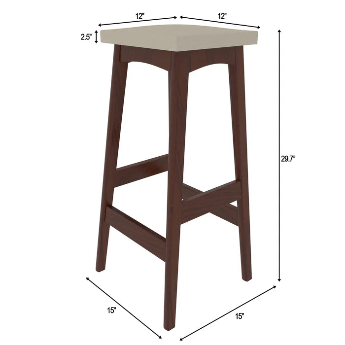 Southern Heritage Finished Wooden Handmade Kitchen Stool