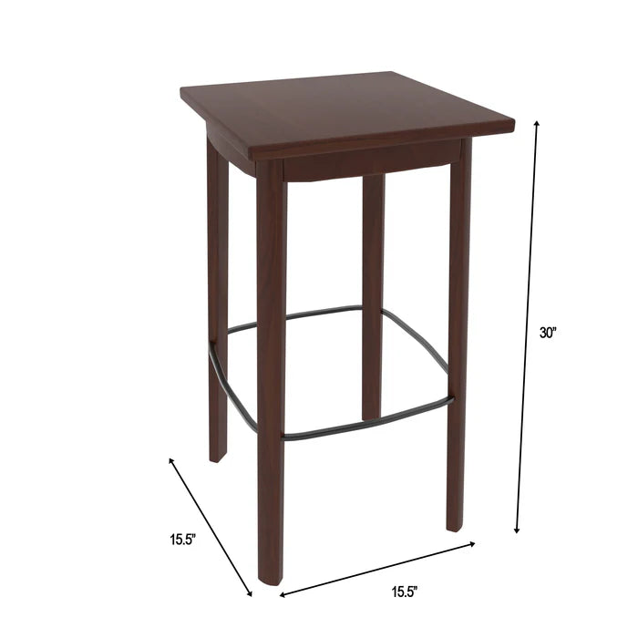 Mono Classic Retro Finished Wooden Handmade Kitchen Stool