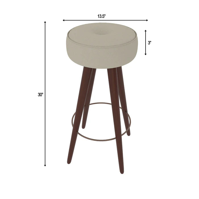 Richard Heritage Finished Wooden Handmade Bar Stool
