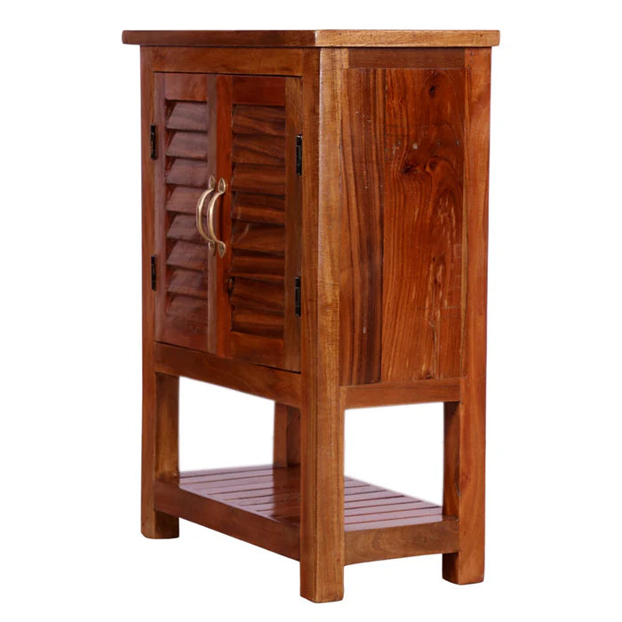 Rustic Storage Bedside Table