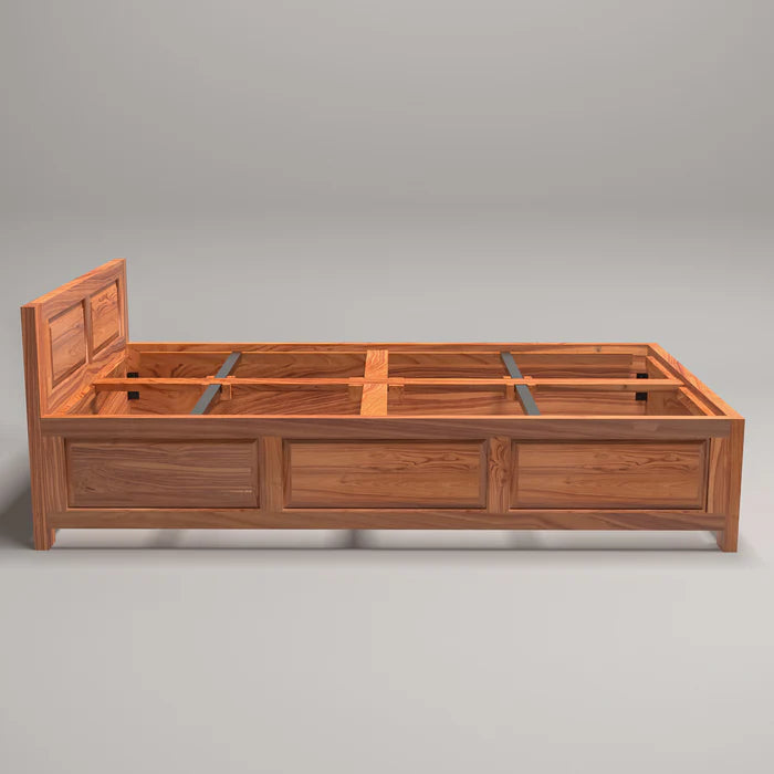 Wooden Designed Single Bed