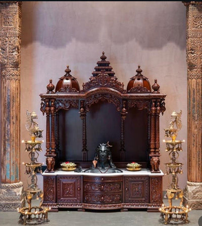 Teak Wood Wooden Temple