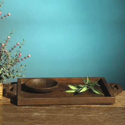 Classic Wooden Rectangle Tray