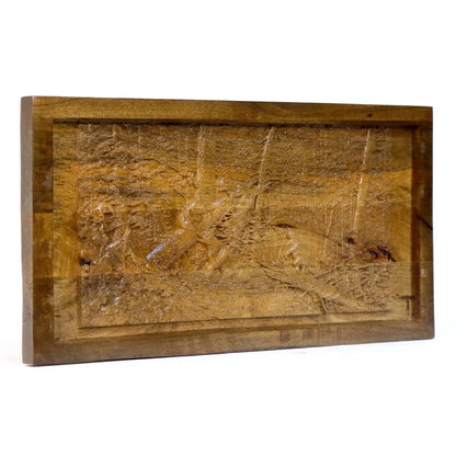 Wooden Wall Art with a Forest View