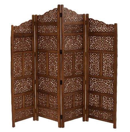 Wooden Partition/Room Divider (Brown)