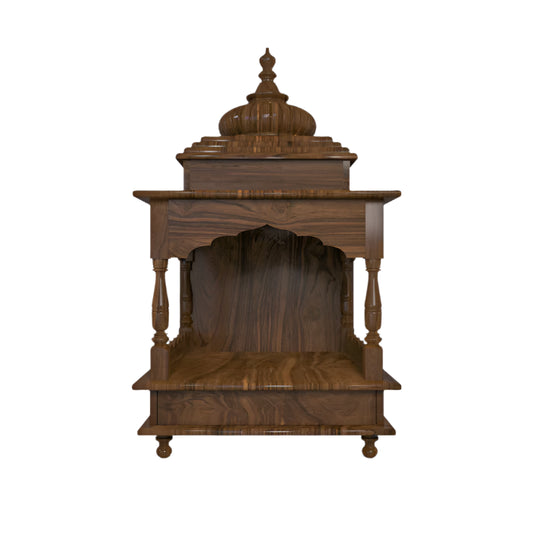 Heritage indian Devotional Dome Teak wood Home temple