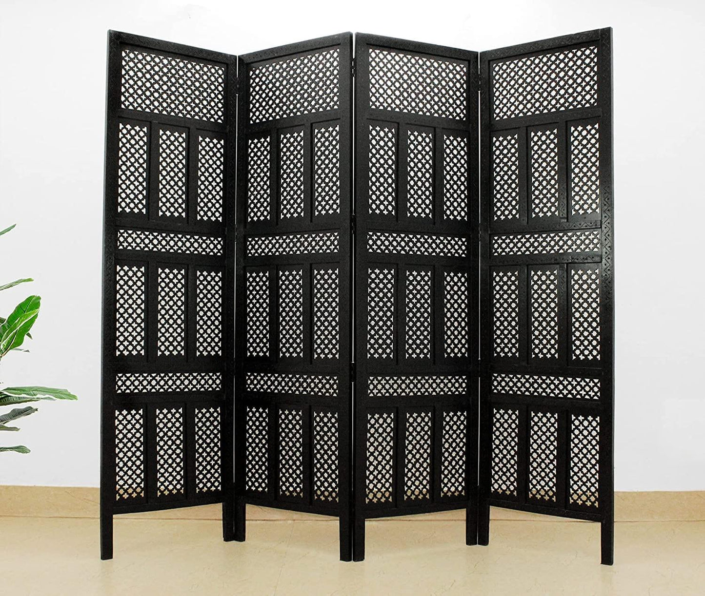 Wooden Handcrafted Partition Room Divider Separator for Living Room Office Partition Screen Room Divider Wood Partitions for Home Kitchen & Office