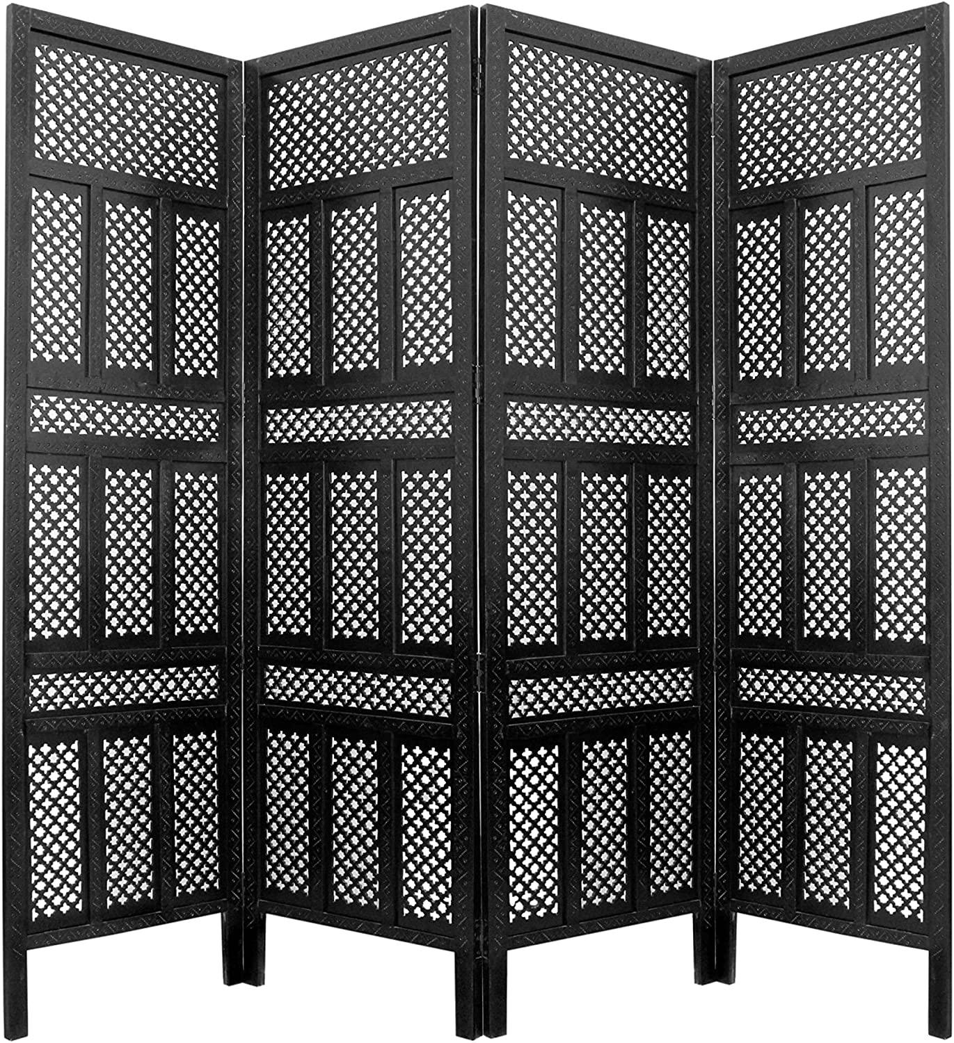 Wooden Handcrafted Partition Room Divider Separator for Living Room Office Partition Screen Room Divider Wood Partitions for Home Kitchen & Office