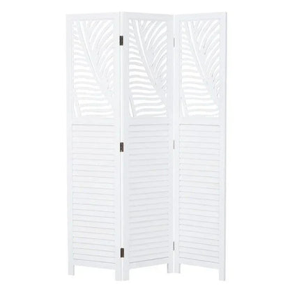 Bernd 120Cm W x 170Cm H 3 - Panel Solid Wood Folding Room Divider