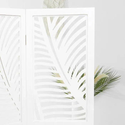 Bernd 120Cm W x 170Cm H 3 - Panel Solid Wood Folding Room Divider