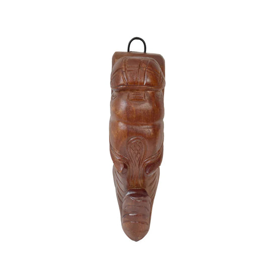 Wooden Elephant Head Door Bracket