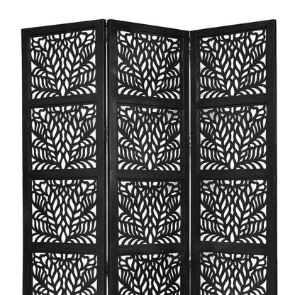 3 -Panel Solid Wood Folding Room Divider Wooden partition For Room Divider72