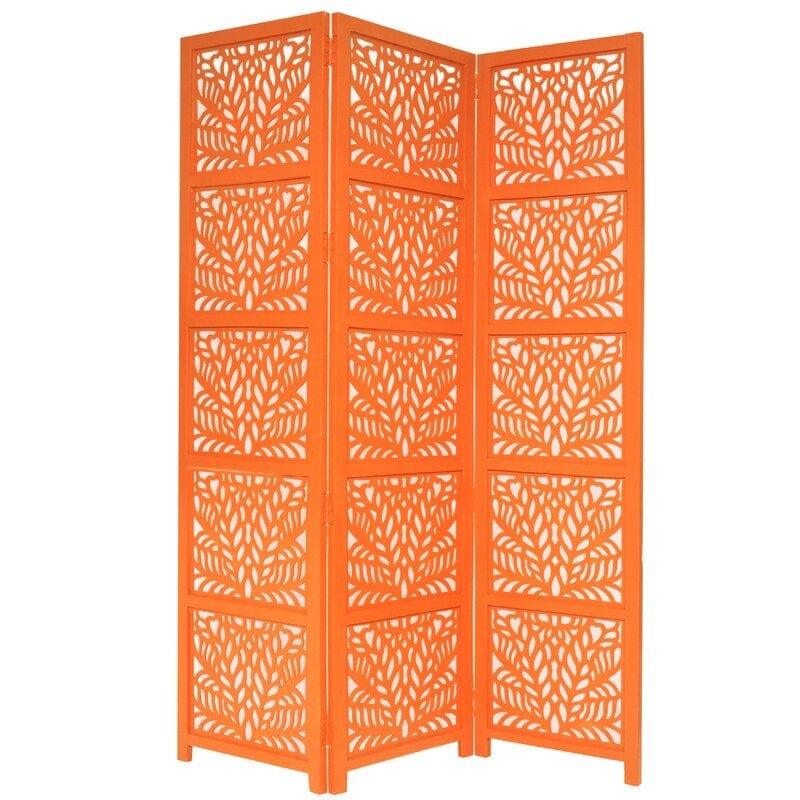 3 -Panel Solid Wood Folding Room Divider Wooden partition For Room Divider72