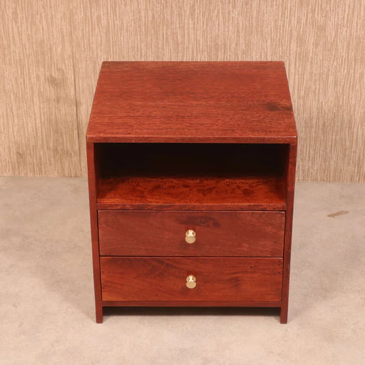 Double Storage Bedside Table