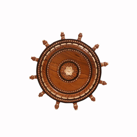 Ship’s Wheel Wall Decor - Natural Tone