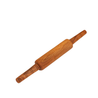 Solid Teak Wood Rolling Pin (Belan)