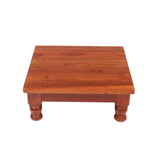 Durable TEAK Wood compact bajot /Chowki