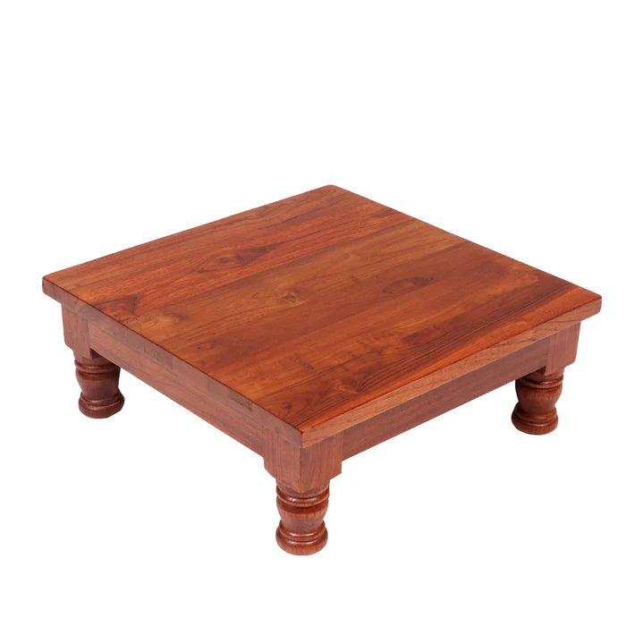 Durable TEAK Wood compact bajot /Chowki