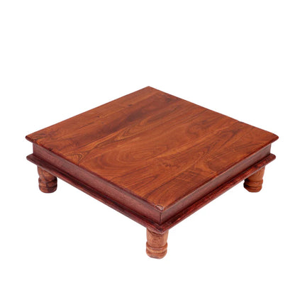 Pooja bajot in solid teak wood