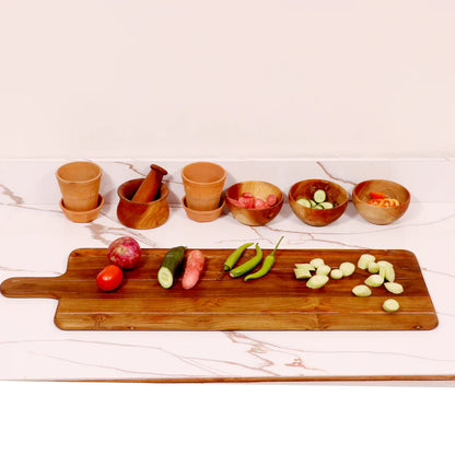 Long Quaint Chopping Board - 31 x 10 Inch