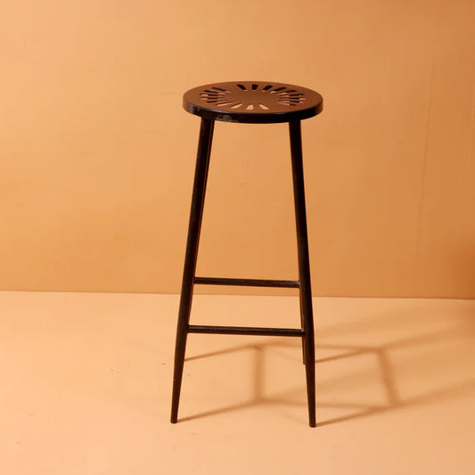 Metallic Powder Coated Stool