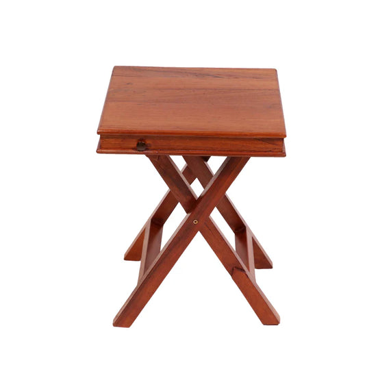 Simple Criss Cross Stool - Natural Touch