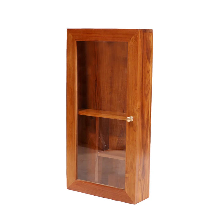 Solid teak wood Wall hanging Compact cabinet - Teak wood