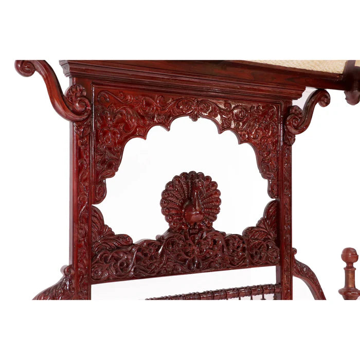 Rajshahi Maharaja Intricate Carved Bed