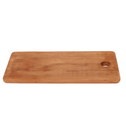 Classic Wooden Chopping Board - Large (18 x 9 Inch) - Teak Wood