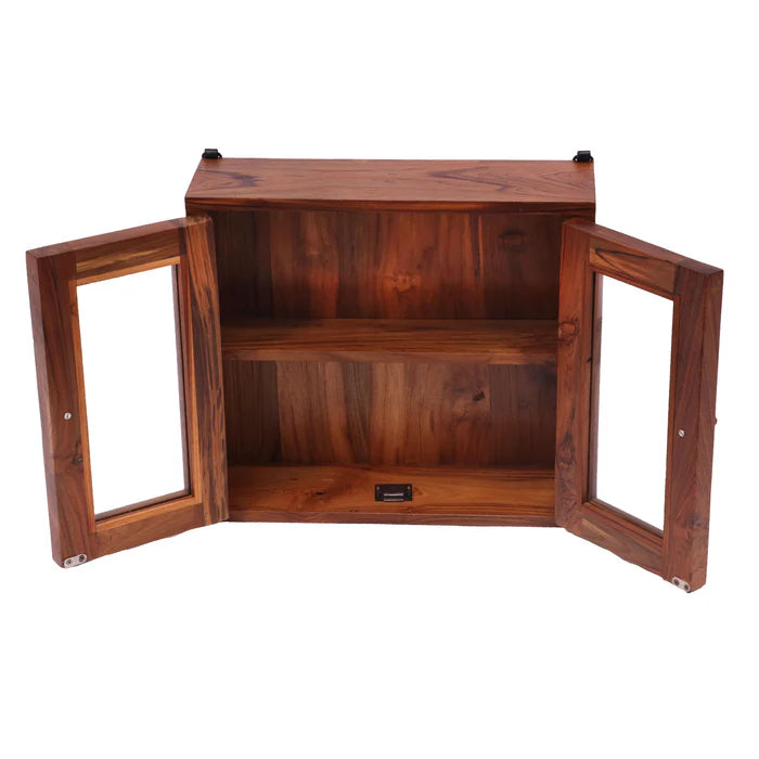 Compact Teak Wall Hanging Cabinet - Teak wood