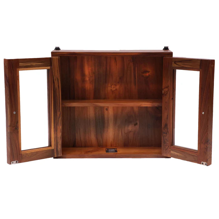 Compact Teak Wall Hanging Cabinet - Teak wood