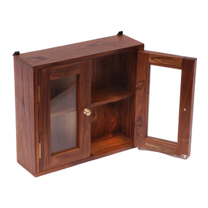 Compact Teak Wall Hanging Cabinet - Teak wood