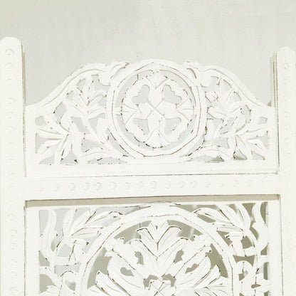 3 Panels wooden partition Solid Wood Folding Room Divider