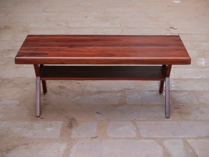 Classic Natural Light Finished Handmade Wooden Coffee Table