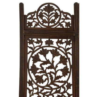 4 - Panel Solid Wood Folding Room Divider